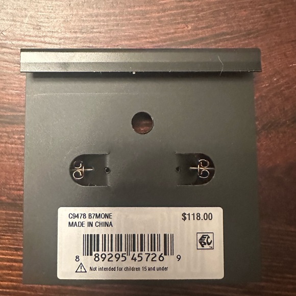 Coach 1” Gold Hoops - Picture 2 of 2